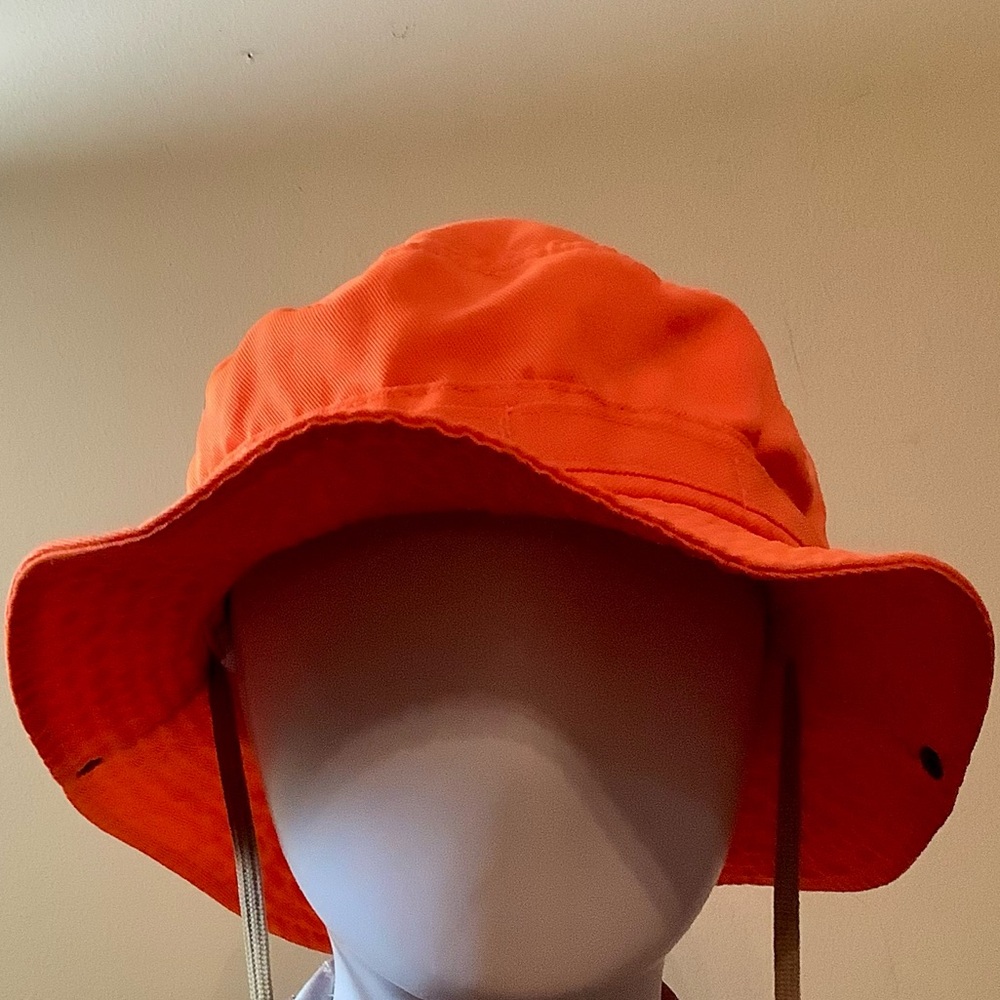 MEN BRIGHT ORANGE CAP ONE SIZE
